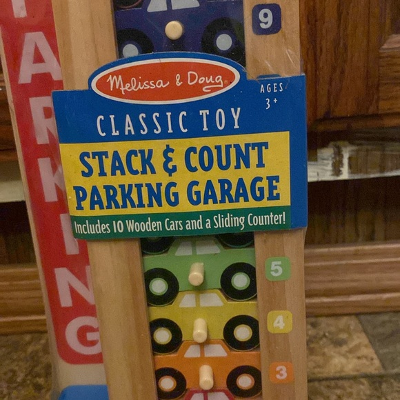 Melissa’s and Doug Stack and Count Parking Garage - Picture 2 of 5